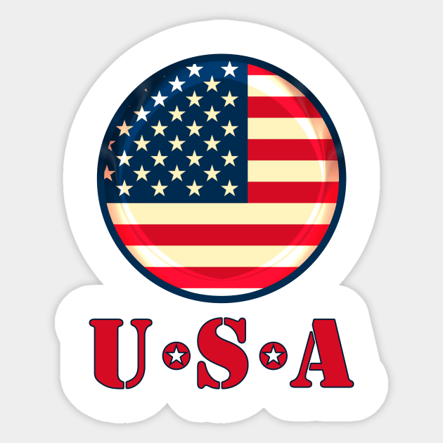 USA Sticker by Gaspar Avila